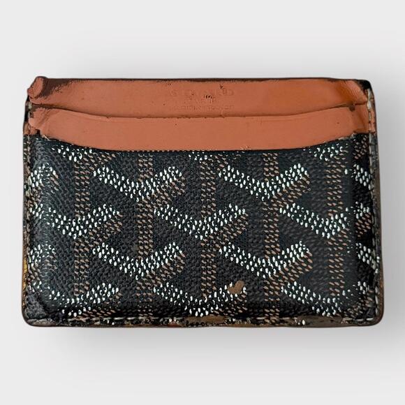 STEAL! Goyard Sulpice Goyardline Card Holder